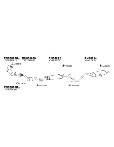 COMPATIBLE CON RENAULT MEGANE II SCENIC 2.0 02...