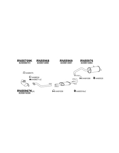 COMPATIBLE CON RENAULT KANGOO 1.5 DCI 08 TUBO...