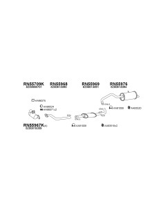 COMPATIBLE CON RENAULT KANGOO 1.5DCI 08 SILENCIOSO FRENTE