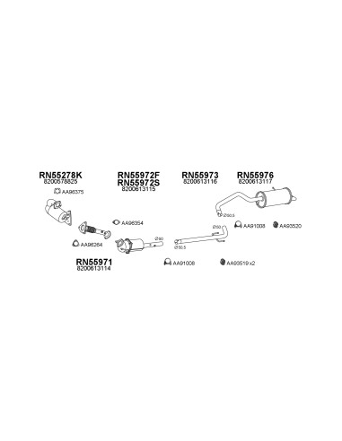 COMPATIBLE CON RENAULT KANGOO 1.5DCI 08 TUBO...