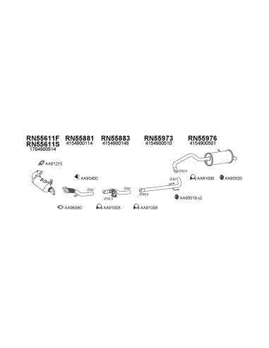COMPATIBLE CON RENAULT KANGOO 1.5DCI 08 TUBO...