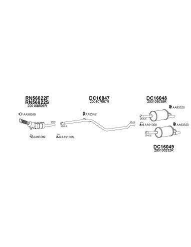 COMPATIBLE CON RENAULT CLIO DUSTER 1.5DCI 09 DPF