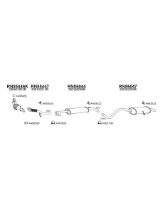 COMPATIBLE CON RENAULT MEGANE 1.2 2013 SILENCIOSO DELANTERO