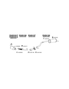 COMPATIBLE CON RENAULT TRAFIC TALENTO VIVARO 1.6DCI 04 14...