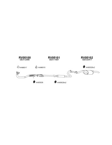 COMPATIBLE CON ROVER 214 414 1.4i 16V 92...