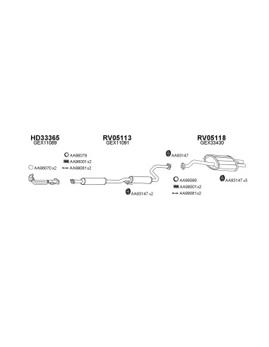 COMPATIBLE CON ROVER 216 1.6 GTI 16V SILENCIOSO...