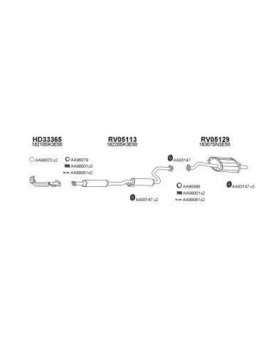COMPATIBLE CON ROVER 416 1.6i 16V 89 SILENCIOSO...