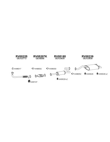 COMPATIBLE CON ROVER 214 414 95 SILEN FRENTE