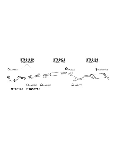 COMPATIBLE CON SEAT IBIZA 1.0 4 9 9699...