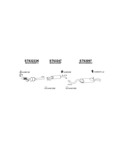 COMPATIBLE CON SEAT IBIZA 1.9TDI 97 SILENCIOSO...