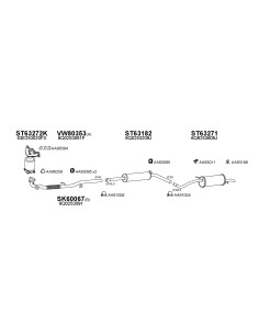 COMPATIBLE CON SEAT IBIZA III CORDOBA III POLO IV 1.2 CAT