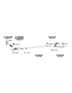 COMPATIBLE CON VOLVO V70 XC70 XC90 2.4D 2004.06 DPF