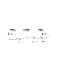COMPATIBLE CON VOLKSWAGEN GOLF 1.6 TURBO D. SILENCIOSO...
