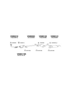 COMPATIBLE CON VOLKSWAGEN GOLF III 1.9TD CAT. 91...