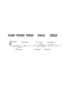 COMPATIBLE CON VOLKSWAGEN PASSAT 1.6 1.8 1.9 93...