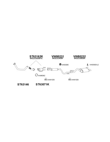 COMPATIBLE CON VOLKSWAGEN CADDY INCA 95...