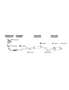 COMPATIBLE CON VOLKSWAGEN POLO IV FABIA 1.2I 0105...