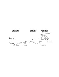 COMPATIBLE CON VOLKSWAGEN TOURAN 1.9 2.0 TDI 03...