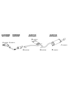 COMPATIBLE CON VOLKSWAGEN PASSAT A41.6 9905 SILENCIOSO...