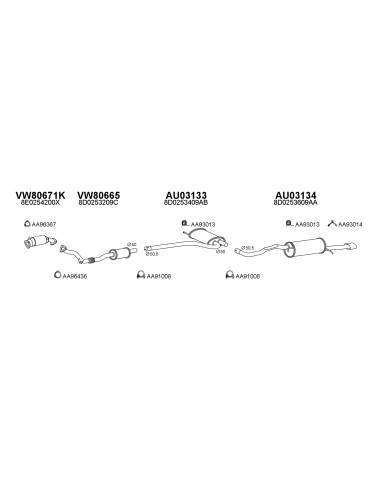 COMPATIBLE CON VOLKSWAGEN PASSAT A6 SUPERB...