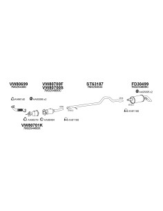 COMPATIBLE CON VOLKSWAGEN SHARAN 2.0TDI 0508 DPF