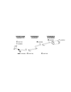 COMPATIBLE CON VOLKSWAGEN CADDY III IV LWB 1.6 1.9 2.0 06...