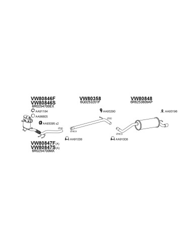 COMPATIBLE CON VOLKSWAGEN POLO A1 1.6TDI 0914...