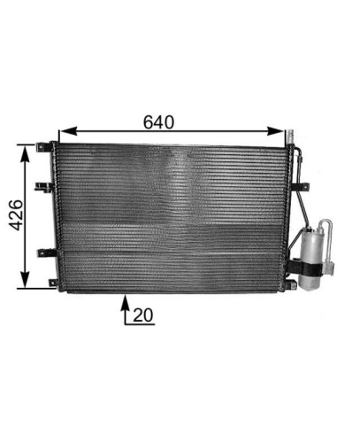 COMPATIBLE CON COND FORD FOCUS II DA