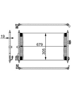 COMPATIBLE CON CONDENSADOR NISSAN ALMERA II N16