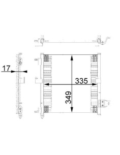 COMPATIBLE CON CONDENSADOR HYUNDAI ATOS MX