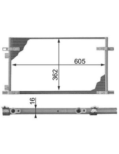 COMPATIBLE CON CONDENSADOR RENAULT LAGUNA I 1.6...