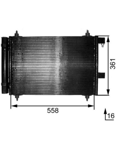 COMPATIBLE CON COND CITROEN C5 BREAK DE