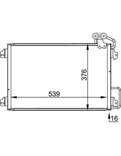 COMPATIBLE CON CONDENSADOR RENAULT SCENIC II All