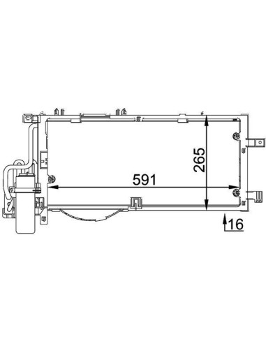 COMPATIBLE CON CONDENSADOR OPEL COMBO CORSA CON...