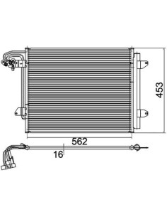 COMPATIBLE CON CONDENSADOR VOLKSWAGEN CADDY III KOMBI...