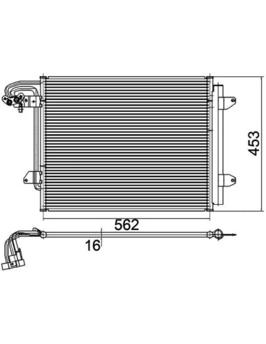 COMPATIBLE CON CONDENSADOR VOLKSWAGEN CADDY III...