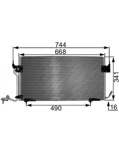 COMPATIBLE CON COND PSA BERLINGO PARTNER XSARA