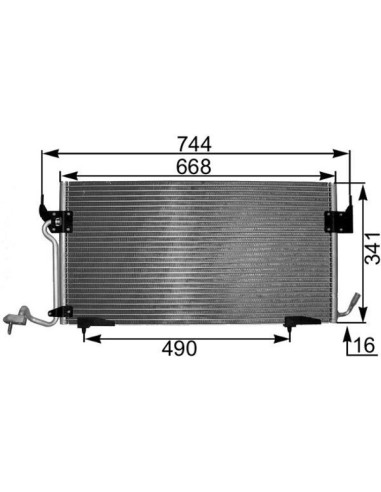 COMPATIBLE CON COND PSA BERLINGO PARTNER XSARA