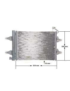 COMPATIBLE CON CONDENSADOR VOLKSWAGEN FABIA IBIZA IV All