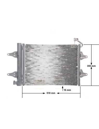 COMPATIBLE CON CONDENSADOR VOLKSWAGEN FABIA...