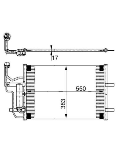 COMPATIBLE CON CONDENSADOR MAZDA 5 CR19
