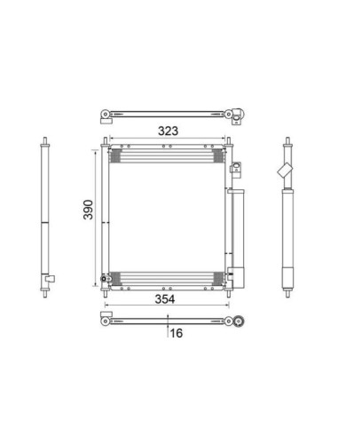 COMPATIBLE CON CONDENSADOR HONDA JAZZ GD