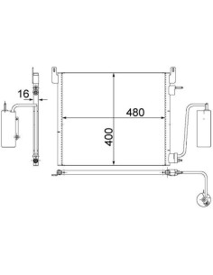 COMPATIBLE CON CONDENSADOR OPEL OPEELEVALUNASECTRA C SIGN...