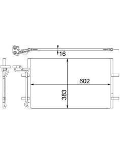 COMPATIBLE CON VOLVO V50 MW CONDENSADOR