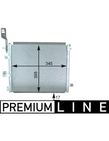COMPATIBLE CON CONDENSADOR HYUNDAI ATOS PRIME MX