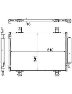 COMPATIBLE CON CONDENSADOR SUZUKI SWIFT III SG