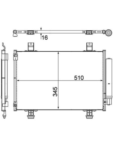 COMPATIBLE CON CONDENSADOR SUZUKI SWIFT III SG