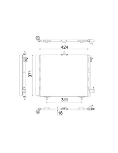 COMPATIBLE CON CONDENSADOR PEUGEOT 207