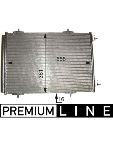 COMPATIBLE CON CONDENSADOR PEUGEOT 207 WA, WC