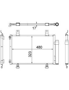 COMPATIBLE CON CONDENSADOR SUZUKI SWIFT III SG